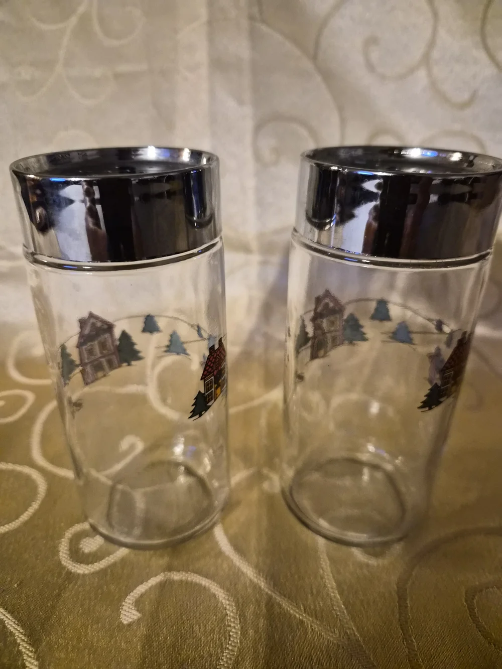 The Joy of Christmas Salt and Pepper Shaker Set - Green